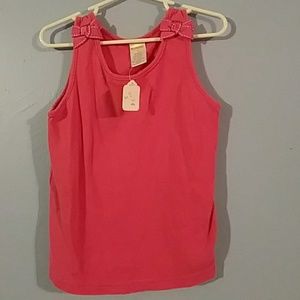 Kids shirt pink with bows